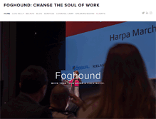 Tablet Screenshot of foghound.com